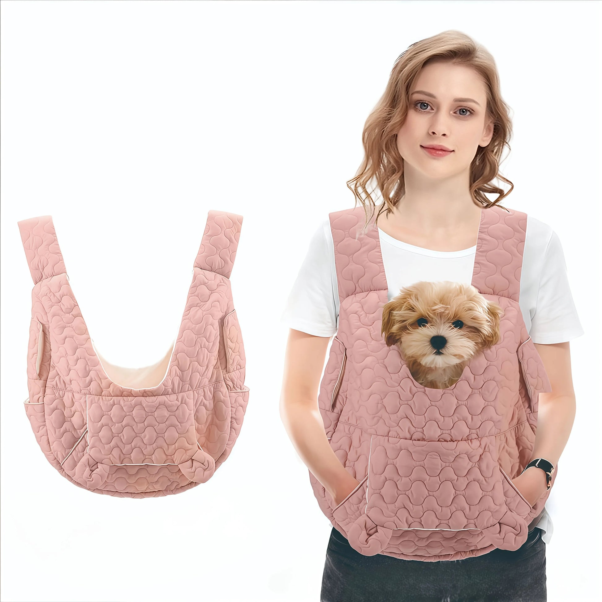 Adjustable Front-Facing Pet Travel Backpack with Removable Bottom Safety Device, Suitable for Cats, Dogs, and Rabbits. Ideal for Travel, Camping, and Hiking. Animal Carrier